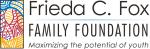 Frieda C. Fox Family Foundation Logo, Maximizing the potential of youth