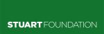 Stuart Foundation Logo in white with a green background