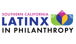 Multicolored logo representing Southern California Latinx in Philanthropy