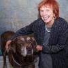 Colleen with her dog Roscoe who passed after 17 years.